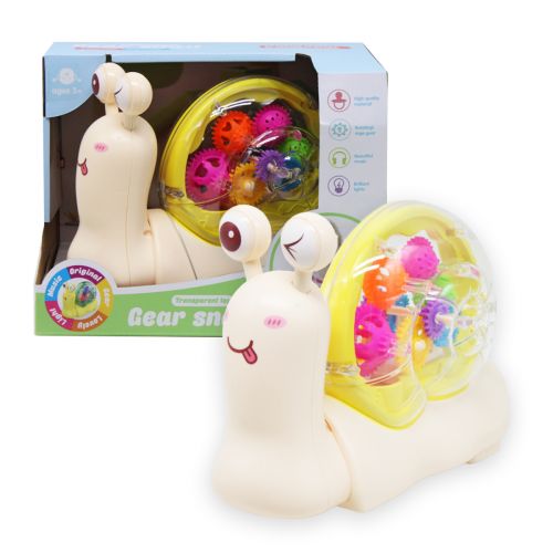 Музична іграшка "Равлик", кремовий  мініатюра фото 1