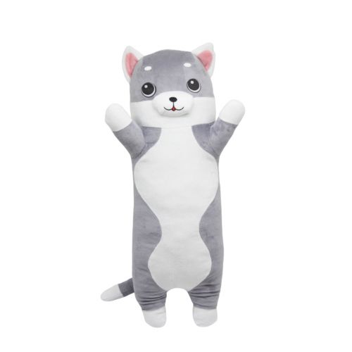 Іграшка-обіймашка "Сірий котик", 70 см фото