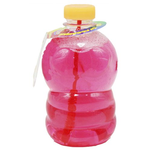 Мильні бульбашки "Гусениця", 400 мл (рожевий) фото