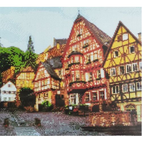 Алмазна мозаїка "Яскрава Німеччина", 40х50 см фото