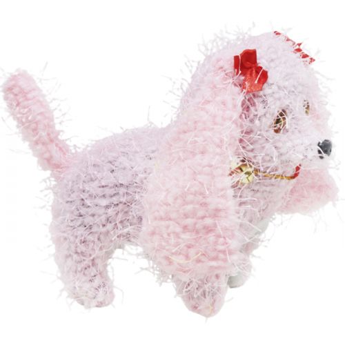 Интерактивная собачка "Пушистик", розовая фото