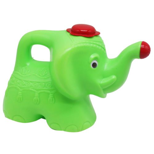 Лейка пластиковая "Зеленый слоник" фото