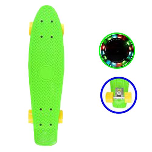 Пенні борд з підсвічуванням "Shantou Jinxing", зелений  мініатюра фото 1