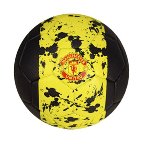 Мяч футбольный №5 "Манчестер Юнайтед", желтый фото
