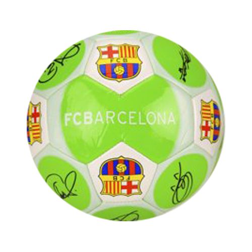 Мʼяч футбольний "Барселона" №5, зелений  мініатюра фото 1