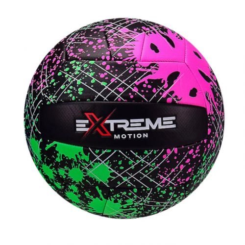 М`яч волейбольний "Extreme Motion", чорний  мініатюра фото 1