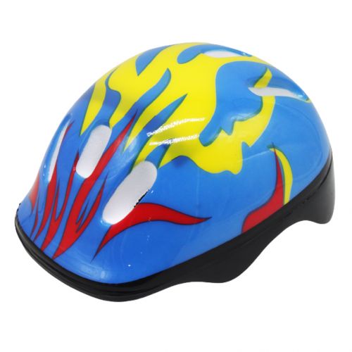 Защитный детский шлем для спорта, голубой фото