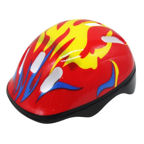 Защитный детский шлем для спорта, красный фото