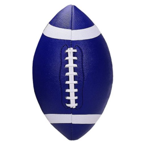 Мяч для игры в регби №9, PU, (синий) фото