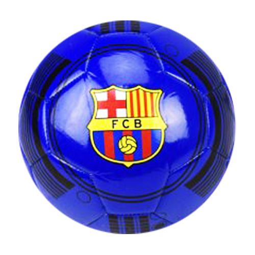 Мяч футбольный №3 "Барселона", синий фото