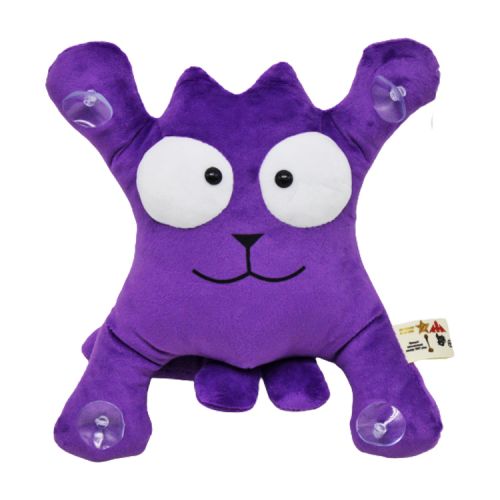 Іграшка на присосках "Кіт Саймон", фіолетовий фото