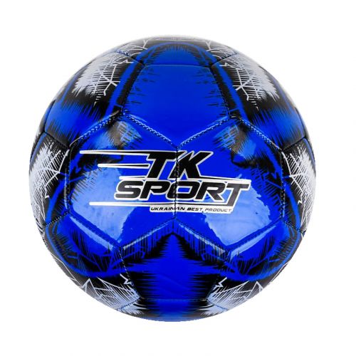 М`яч футбольний "TK Sport" №5, синій (TPE) фото