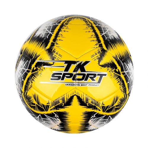 М`яч футбольний "TK Sport" №5, жовтий (TPE) фото
