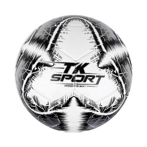 М`яч футбольний "TK Sport" №5, білий (TPE) фото