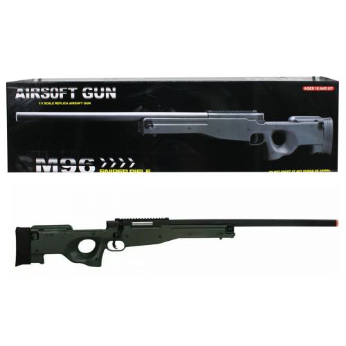 Іграшкова снайперська гвинтівка на кульках (зелена) фото