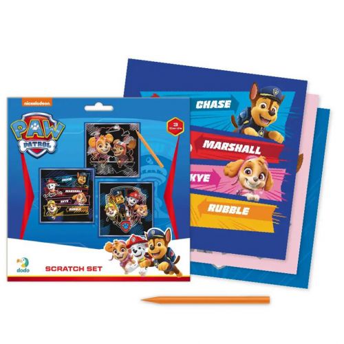 Дитячий набір гравюр "Paw Patrol" (3 картки) фото