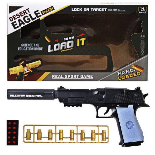 Пистолет "Desert Eagle" с пулями и гильзами фото