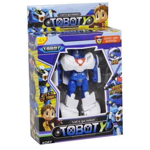 Трансформер "Tobot mini Y" блакитний  мініатюра фото 1