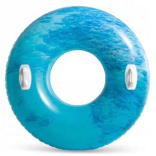 Надувной круг "Волна" (d=114 см) голубой фото