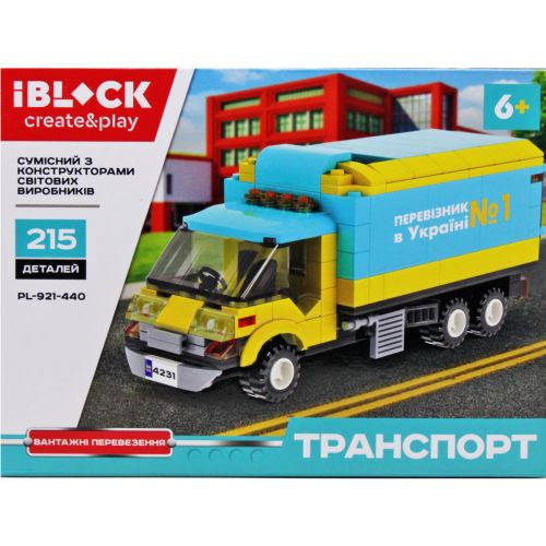 Конструктор "IBLOCK: Вантажівка", 215 дет картинка Конструктор "IBLOCK: Вантажівка", 215 дет фото