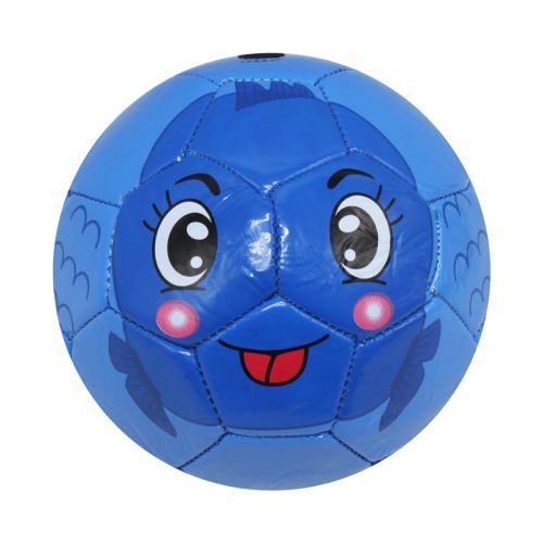 М`ячик футбольний №2 "Рибка" (синій) фото