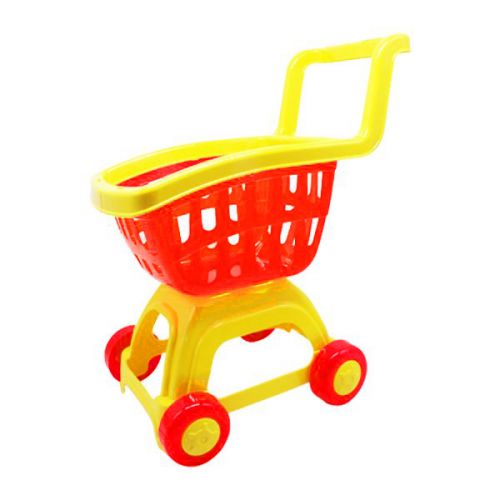 Дитячий візок, червоно-жовта фото