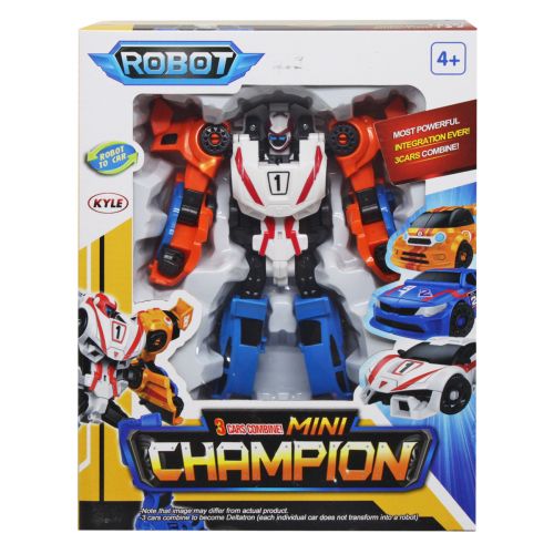 Трансформер "Tobot Champion" (3 машинки) фото