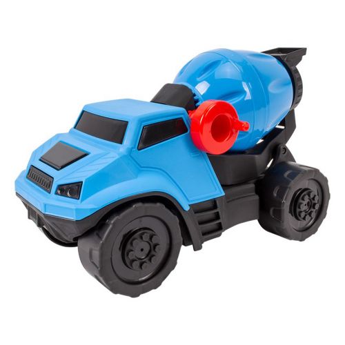 Машинка пластикова "Автоміксер", синій фото