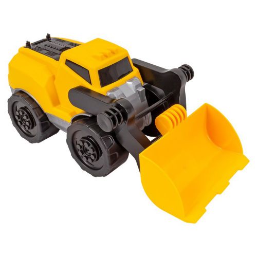 Машинка пластикова "Трактор", жовтий фото