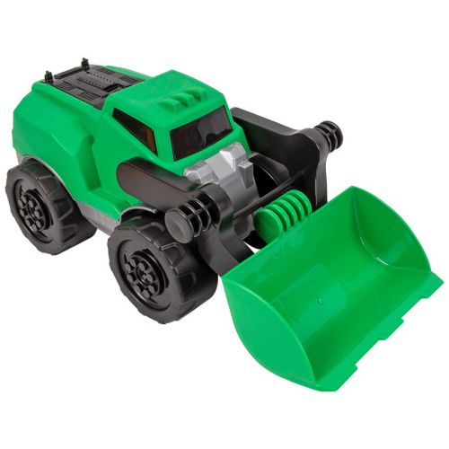 Машинка пластиковая "Трактор", зеленый фото