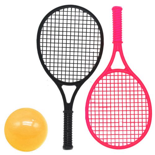 Набір для тенісу (2 ракетки і мʼячик), рожевий фото