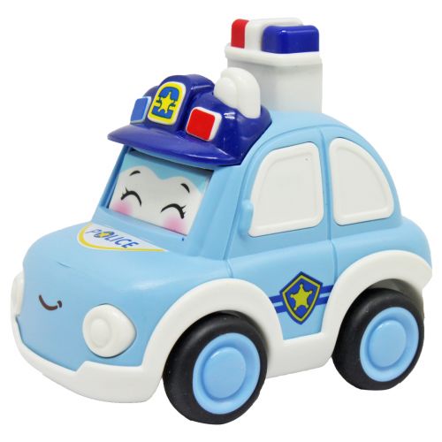 Машинка заводна "Поліція", блакитна фото