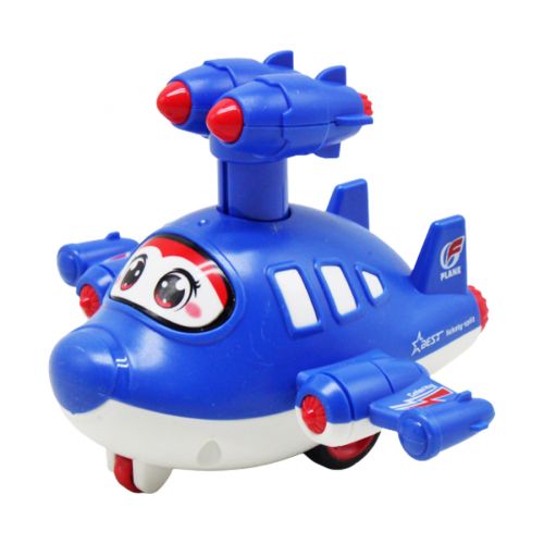 Іграшка заводна "Літачок", синій фото