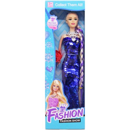 Лялька "Fashion Doll" у синьому (28 см) фото