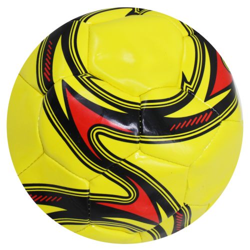 Мяч футбольный детский №5, желтый (PVC) фото