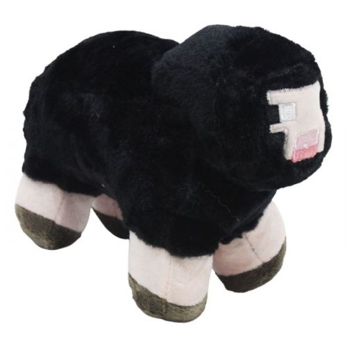 Мягкая игрушка "Майнкрафт: Черная овца" фото