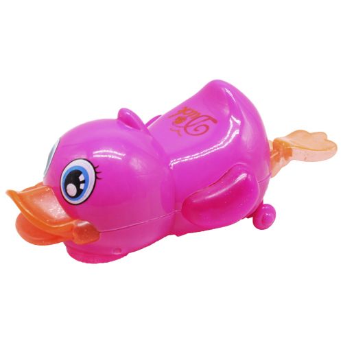 Музыкальная игрушка "Уточка", розовая фото