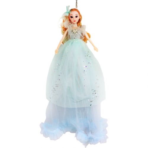 Кукла в бальном платье "Звезды", голубая фото