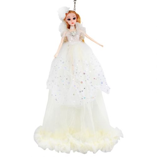 Лялька в бальній сукні "Зірки", кремова фото