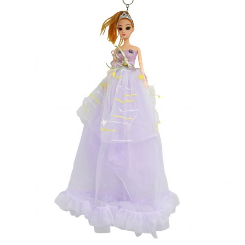 Кукла в длинном платье "Звездопад", сиреневый фото