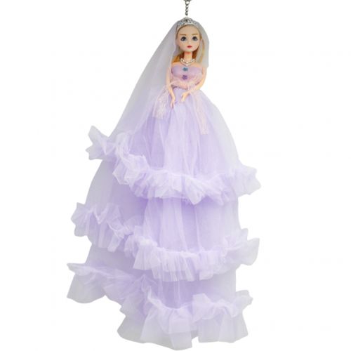 Лялька в довгій сукні "Наречена", бузковий фото