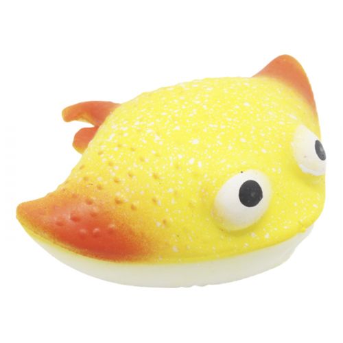 Іграшка-антистрес "Барвистий скат", жовтий фото