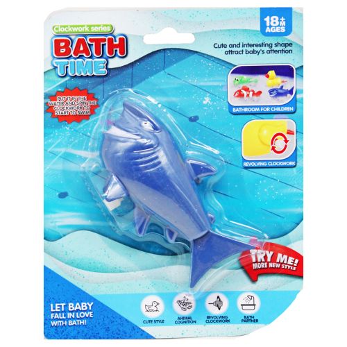 Заводна іграшка для ванни "Акула" пластикова фото