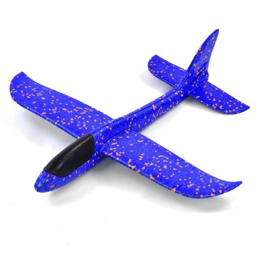 Пінопластовий планер-літачок, 48 см, синій фото