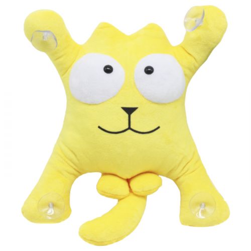 Іграшка на присосках "Кіт Саймон", жовтий фото