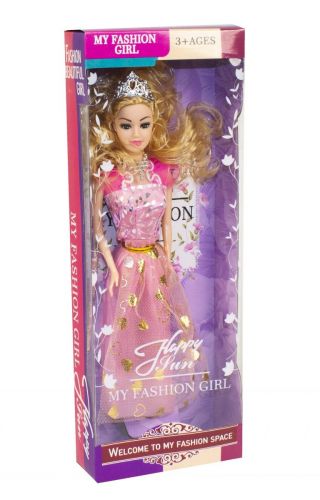 Уценка. Кукла "My fashion girl" (в розовом) - повреждена упаковка фото