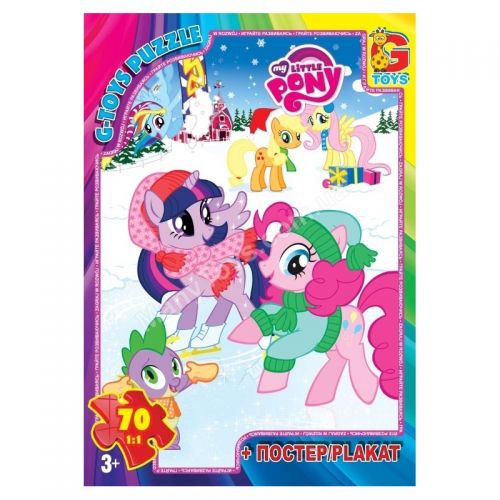 Пазли "Little Pony", 70 елементів + плакат фото