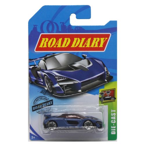 Машинка металева "Road Diary" (синя) фото