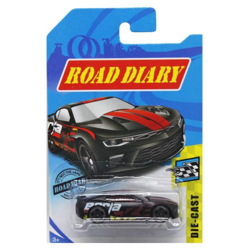 Машинка металева "Road Diary" (чорна) фото