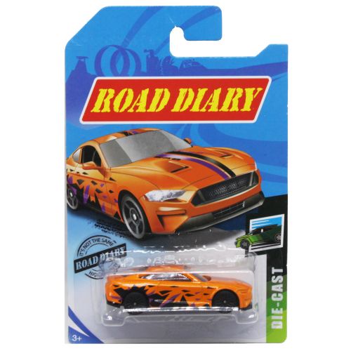 Машинка металева "Road Diary" (помаранчева) фото